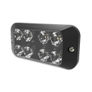 4.7" x 2.4"Amber / White 8-LED Directional LED Warning Light, 38 Flash Pattern | ECCO ED3788AC