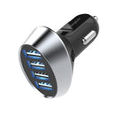 Energizer(R) Ultimate 4 port Vehicle Charger - Silver/Black | ENGUSBC14 Energizer(R)