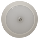 5.5" Round LED Interior Light w/ White Bezel, 425 Lumen Output | ECCO EW0200