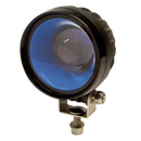 3-LED Oval Blue Pedestrian Arrow, 1 Bolt Mount | ECCO EW2010B