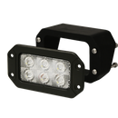 6 LED Rectangular 3-Watt Flood Beam Light, Flush or Grommet Mount | ECCO EW2409