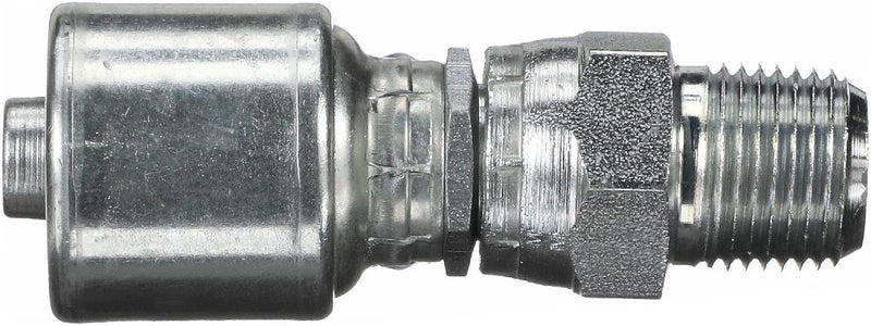 Male Pipe Swivel (NPTF - Without 30 Cone Seat) (MegaCrimp) | G25105-0808 Gates
