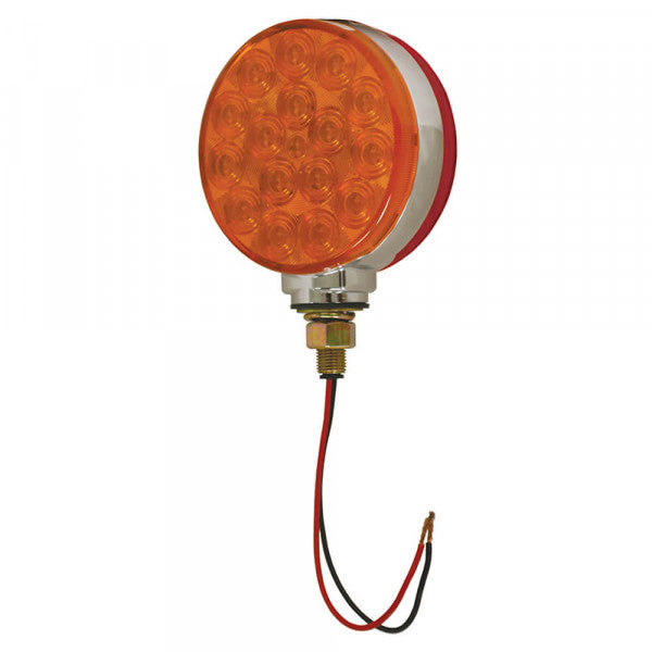 4" Round Hi Count® Double-Face Amber LED Pedestal Light | Grote G5300
