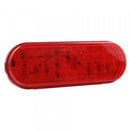 Red Hi Count® 6.5" Oval LED Stop Tail Turn Light | Grote G6002