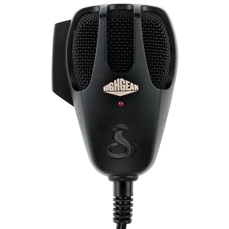 4-Pin HighGear Dynamic CB Microphone - Black | Cobra HGM73