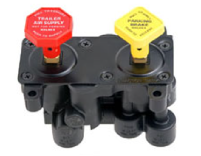 Manifold Dash Valve - Vertical Mounting, Air Supply and Parking Brake | KN20607 Haldex