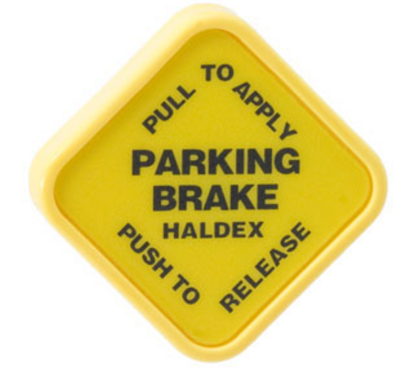 Parking Brake Control Knob - Yellow, 1/4"- 20 | KN20904 Haldex