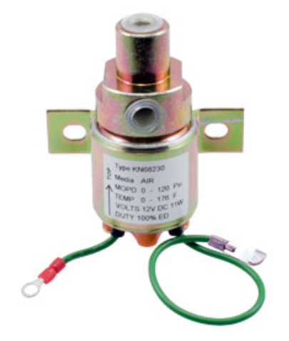 Solenoid Air Valve - 12V, For Intermittent Use Only, 130 PSI Max Operating Pressure | KN68230 Haldex