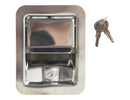 Stainless Steel Rotary Single Point Paddle Latch - 1/2 Inch Striker | Buyers Products L3885RLS