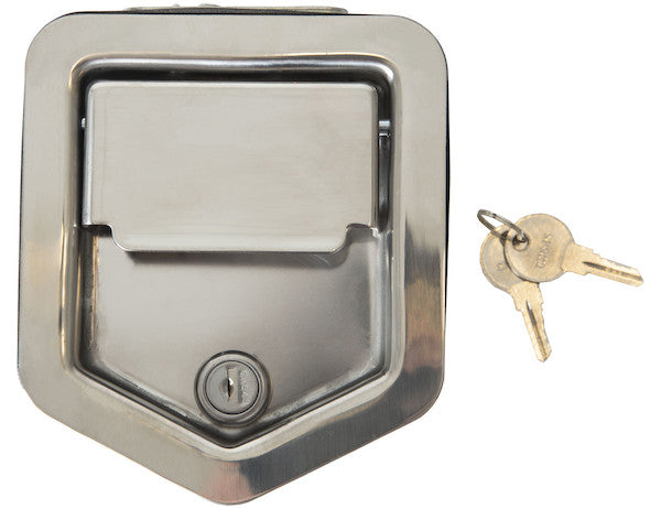 Stainless Steel Rotary Single Point Paddle Latch - 1/4 Inch Striker | Buyers Products L3890RLS