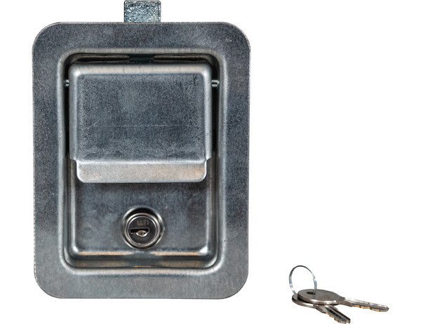 Standard Size Rust Resistant Flush Mount Rectangular Paddle Latch | Buyers Products L3980