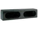 Dual Oval Light Box Black Powder Coated Steel | LB3163 Buyers Products