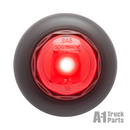 2 LED Red .75" Non-Directional Marker/Clearance Light with A11GB Grommet Mount, 12V | Optronics MCL10RKB