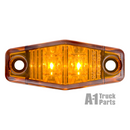 2 LED Yellow Marker/Clearance Light with Surface Mount, 12V | Optronics MCL13A2B