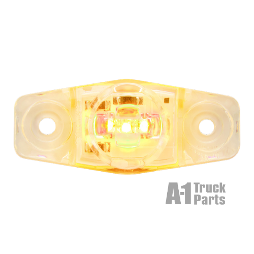 3 LED Yellow Marker/Clearance Light with Clear Lens for Surface Mount, 12V | Optronics MCL14CABF