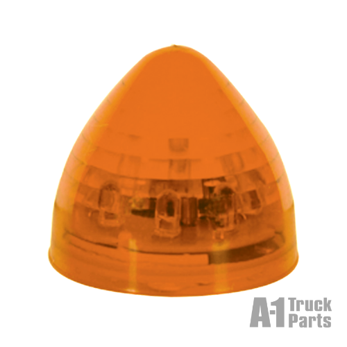 8 LED 2" Yellow Beehive Marker/Clearance Light, 12V | Optronics MCL21AB
