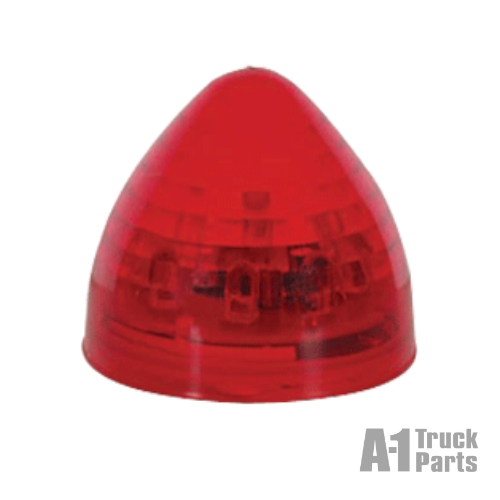 8 LED 2" Red Beehive Marker/Clearance Light, 12V | Optronics MCL21RB