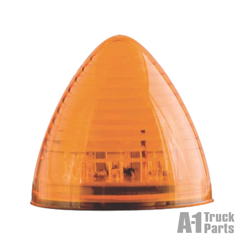 8 LED 2.5" Yellow Beehive Marker/Clearance Light, 12V | Optronics MCL23AB
