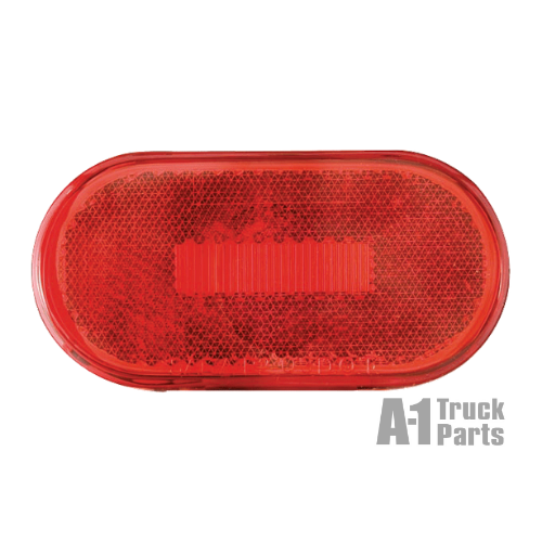 6 LED Oblong Red Marker/Clearance Light, 12V | Optronics MCL31RB
