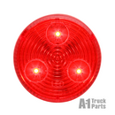 3-LED 2" Round Red Marker/Clearance Light for Grommet Mount | Optronics MCL55RBP