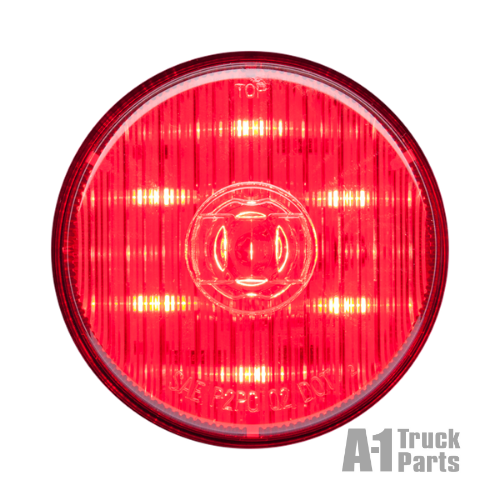 7-LED 2.5" Round Yellow Marker/Clearance Light, PL-10 Connection for Grommet Mount | Optronics MCL58RB