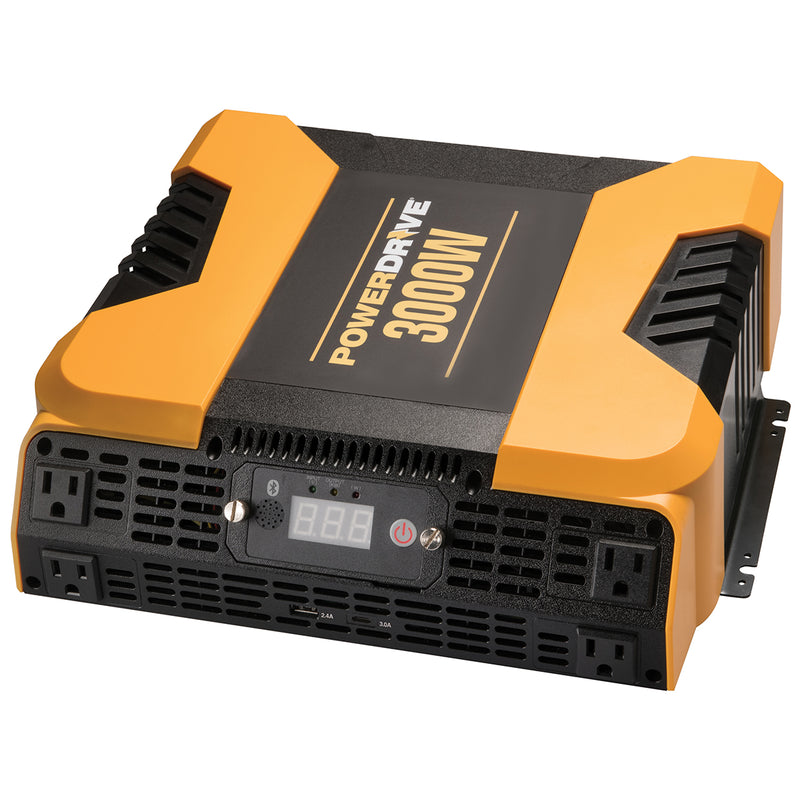 3000 Watt Bluetooth ® Power Inverter with 4 AC, 2 USB and APP Interface® Pow | PowerDrive PD3000