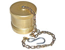 Steel Dust Plug With Chain For 1 Inch NPT Coupler | Buyers Products QDDP162