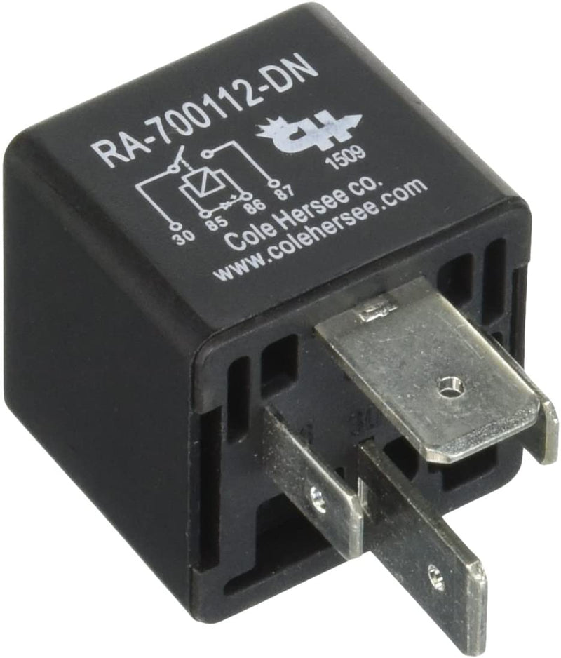 High Power Snap-In Relay, 12/24V | Cole Hersee RA700112DN-BX
