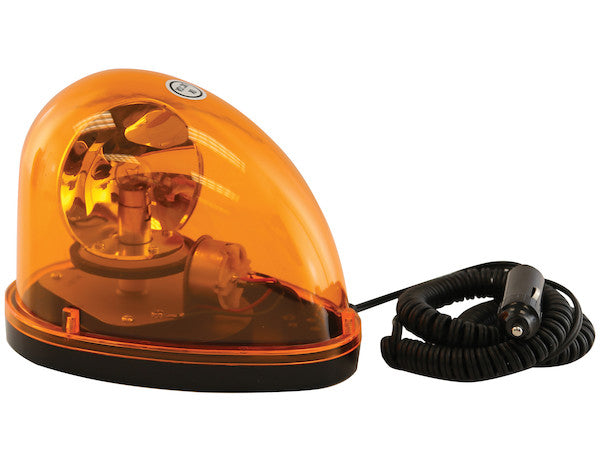 5.5" Amber Halogen Revolving Light, Magnetic-Permanent Mount for Work Trucks, Construction Vehicles, Landscapers | RL650A Buyers Products