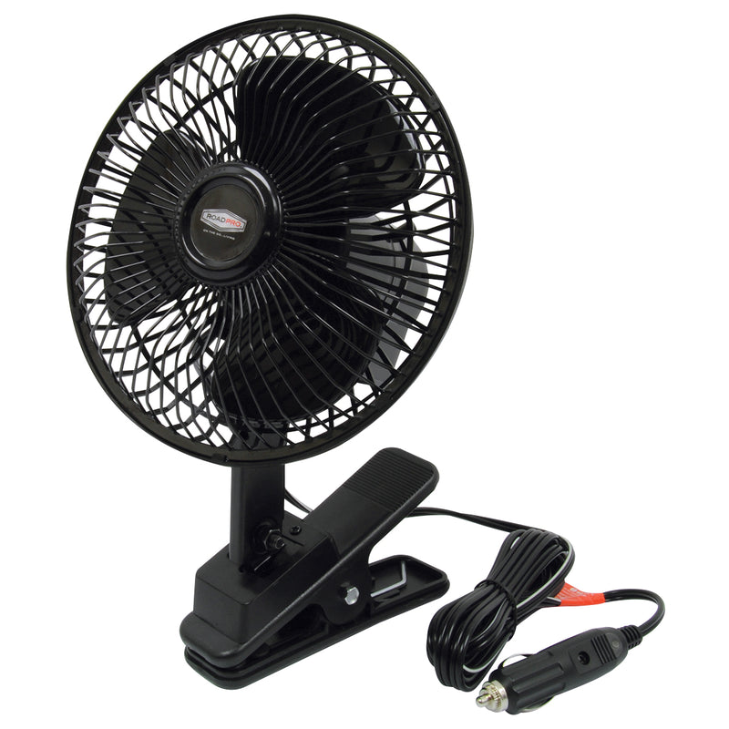 12V Quick Clip MultiMount Oscillating Fan | RoadPro RP1137