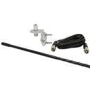 3' Standard Series Mirror Mount Fiberglass CB Antenna Kit, Black | RoadPro RP83B