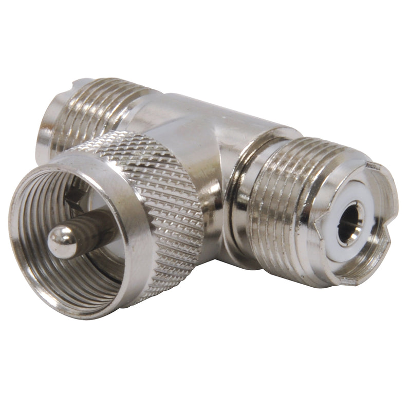 "T" Coax PL259 to SO239 Connector | RoadPro RPM358