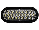 6 Inch Amber Oval Recessed Strobe Light With 24 LED | Buyers Products SL65CO