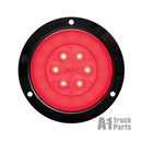 21-LED 4" Round Red Stop/Turn/Tail Light, Weathertight Connection for Recess Flange Mount | Optronics STL101RFMBP