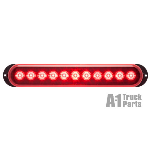 11-LED Red Stop/Turn/Tail Light Bar, Hard Wired for Surface Mount | Optronics STL76RB