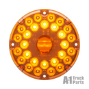 7" Round 31-LED Yellow Parking/Turn Signal Light, Hard Wired for Surface Mount | Optronics STL90ABP