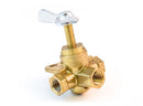 1/4" 3-Way Selector Valve, No Click | SV406P6 Tramec Sloan