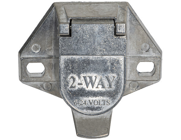 Truck Side 2-Way Die Cast Zinc Trailer Connecter, Vertical Pin Arrangement | Buyers Products TC1012