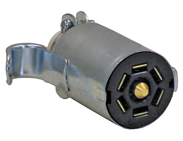 7-Way Stamped Metal Trailer Connector, Trailer Side | Buyers Products TC2007Z
