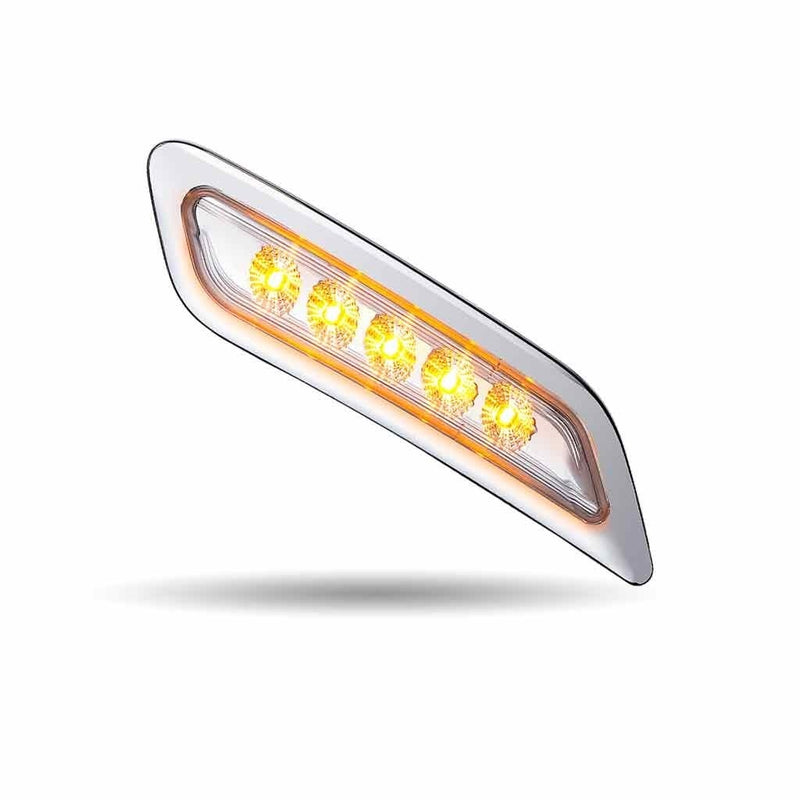 Peterbilt Amber Turn & Marker Door LED Light - Passenger Side | TLED-P200CA Trux Accessories