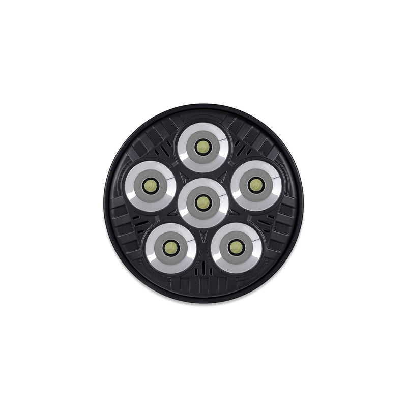 5" Legacy Series 4411 Replacement Black Round Spot Beam LED Work Light (6 Diodes) | TLED-UX10 Trux Accessories