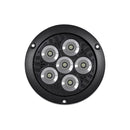 5" Legacy Series Black Round Spot Beam LED Work Light w/ Flange Mount (6 Diodes) | TLED-UX8 Trux Accessories