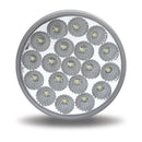 4" Red Stop, Turn & Tail To White Back Up Round LED Light - 19 Diodes | TLED-4X40 Trux Accessories