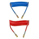Red & Blue Coiled Air Brake Hose, 36" Lead | World American WA451036N