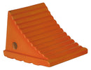 Small Orange Polyurethane Wheel Chock 7.38x8.31x6.25 Inch | WC786 Buyers Products