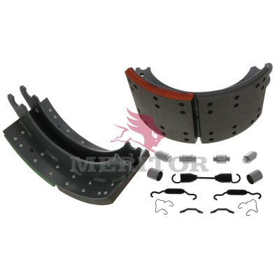 Brake Shoe Lined Shoe Kit with Hardware for 16.50" x 7" Rear Axle Q Plus Brakes | Remanufactured | Fras-Le XKCOM4707QP