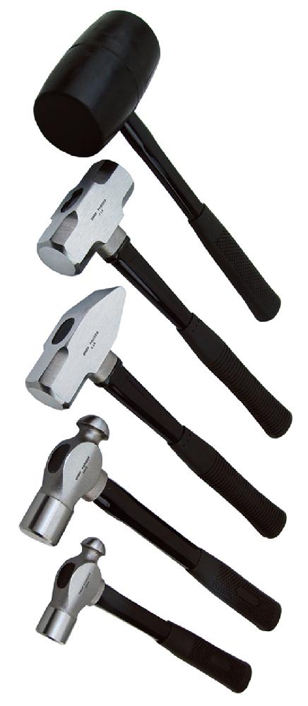 5 Pc. Hammer Set with Fiberglass Handles | 4045 ATD Tools