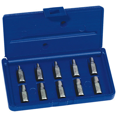 10-pc. Hex Head Multi-Spline Screw Extractor Set