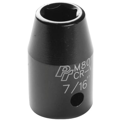 1/2" Drive 7/16" 6 Point Impact Socket | M801 Performance Tool