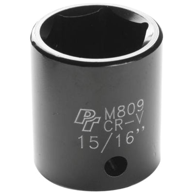 1/2" Drive 15/16" 6 Point Impact Socket | M809 Performance Tool